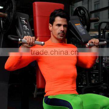 Wholesale 2017 New Style Seamless Men Fitness Shirts for Gymnasium