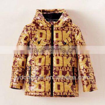 boys print down jacket