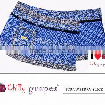Strawberry Slice Chilly Grapes Beautiful Wrap Skirt One Size Fits All photo-3