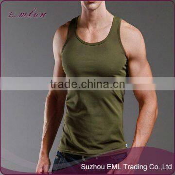 Best Selling Products Sport Undershirt, Black Tank Top, Singlets Tank Top Men EML-12-W8006