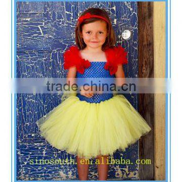 handmade birthday girls colorful tutu dress lined