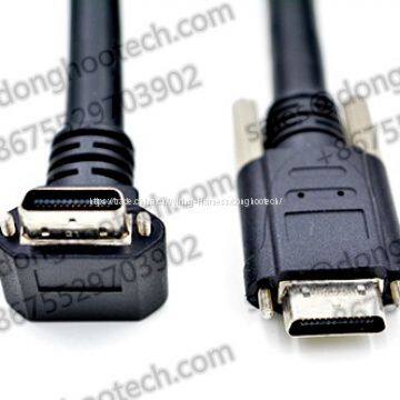 High Performance Camera Link Cable Right Angle UP and DOWN 1 Meters in Restricted Space Applications