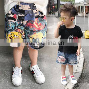 S16931A 2017 new boys cotton pants cartoon shorts