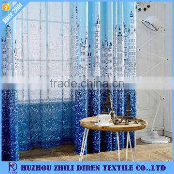 Mediterranean Style Drapes Marine Style Printed Curtains Fabric For Kid photo-3
