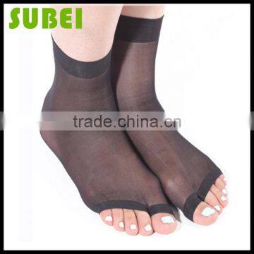 Summer Ultra-thin Peep-toe Socks,fish Mouth Two-toe Socks photo-4
