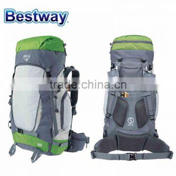 Bestway 50 l Camping Army Ergonomic Hiking Backpack photo-2