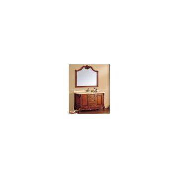 Classical Bathroom Cabinet / Oak Bathroom Cabinets Danfengbailu FG025
