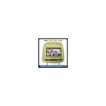 (M-7669AV) Universal Removable 7inch Car Rear Seat Headrest Lcd Monitor Digital Screen With Dual Video Inputs