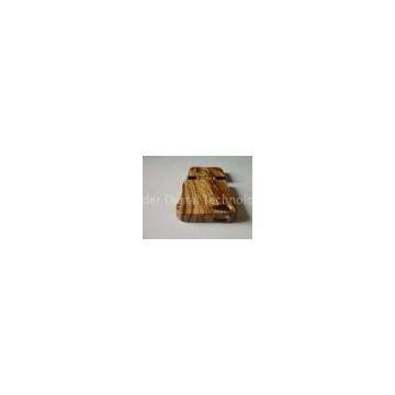 Durable Zebra Iphone 5 Wood Cases , Anti-Slip Phone Hard Shell Case