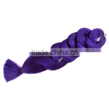 Black Rose Wholesale Two Colored Jumbo Braid 100 Cheap Synthetic Braiding Hair for Black Women photo-2