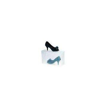 Eco friendly PP Plastic Packaging Boxes , clear Recyclable shoes boxes