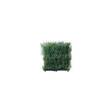 Cypress Lifelike Artificial Greenery Fence For Villa Balcony Easy To Clean