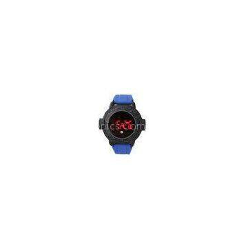 LED Touch Screen Watches Rubber Sport Gift AM PM Watch With Number Calibration