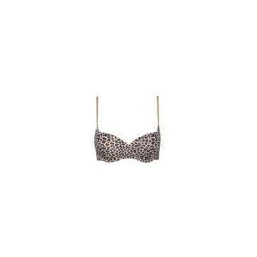 Wild Nature Leopard Print Wireless Bra Womens Seamless Push Up Bras