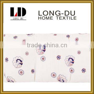 100% cotton patterned muslin fabric