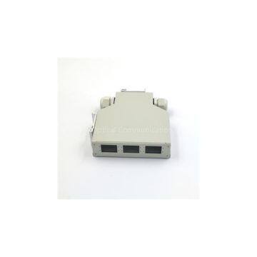 6SC Duplex DIN Rail Splice Termination Box