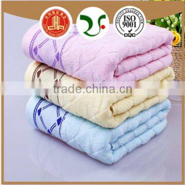 100% cotton high end terry velour jacquard towel