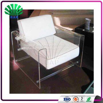 European Single Study Recline Chair Acrylic Sofa Chair Lucite Lazy Sofa photo-3