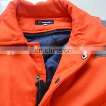 Customize High Quality Orange Heated Coveralls Fireproof Coverall for Men