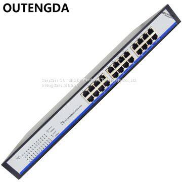 OUTENGDA 24 Port 10/100m Poe Switch 12~15v With 23 POE Ports for Wifi ap Router, IP Camera Etc photo-2