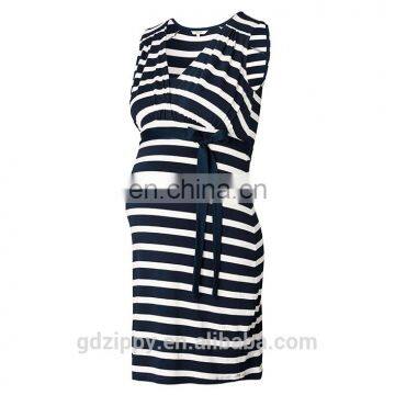Wholesale Clothing Manufacturer Striped Maternity Clothes/Clothing photo-3