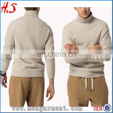 China Export Clothing Men Custom Sweater With Turtle Neck