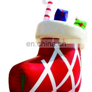 Inflatable christmas stocking