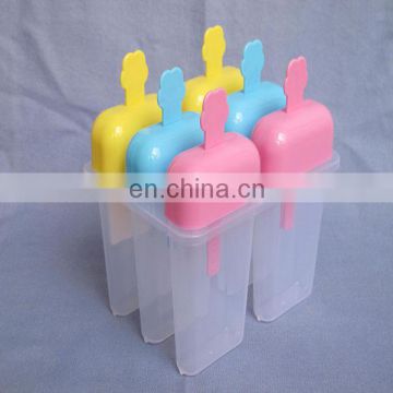 6pcs plastic colorful popsicle molds wholesale