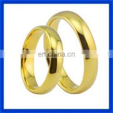 High Polished stainless steel couple ring