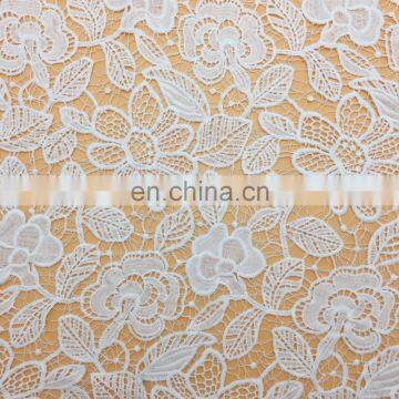 OLF2336-1 High quality flower design french wedding deress lace embroidered cotton fabric