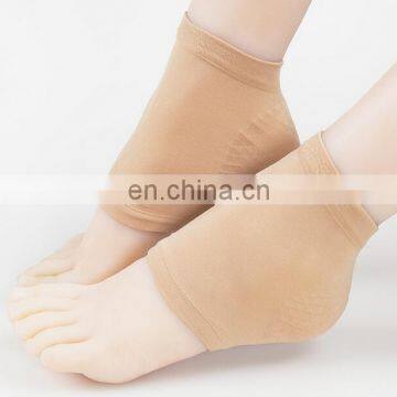 Ultra Comfortable Plantar Fasciitis Silicone Gel Heel Protective Support Sleeve - protecting cracked/dry heels #HG-011