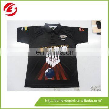 Custom Fashion Style Black Polo T-Shirt