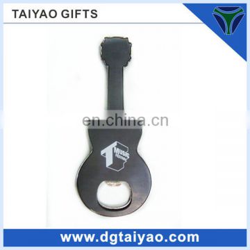 Blank printing Zinc material guitar shape opener for souvenir