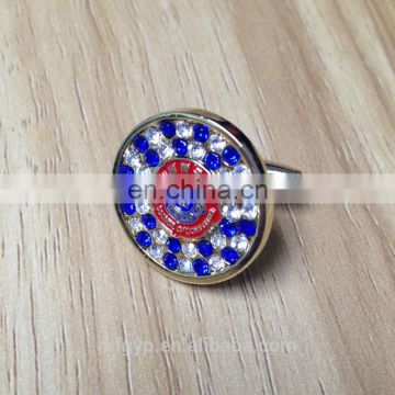 wholesale lion club custom logo brass cufflink