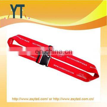 Red Polyester belt/tsa custom luggage strap/colorful luggage strap