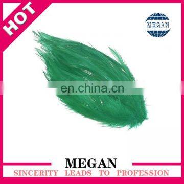 green chicken feather pad for hair accessories wholesale