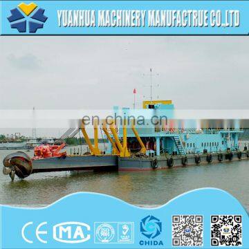 cutter suction dredger with amphibious excavator