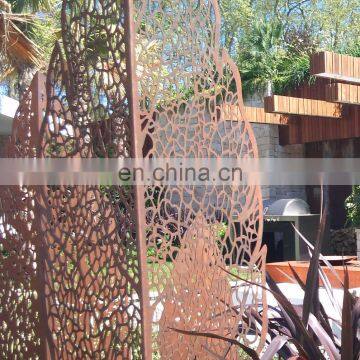 Leaf Metal Art Statue Corten Steel Sculpture photo-6