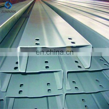 cold rolled hot dipped galvanized  C Purlin C Channel Steel Price