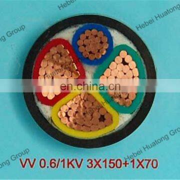 0.6/1KV xlpe insulation underground cable size