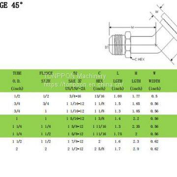 MJ-FLANGE 45° 1703