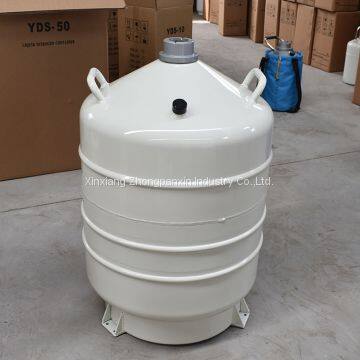 20L Animal Semen Storage Nitrogen Container YDS-20 Stainless Steel Liquid Nitrogen Dewar Flask photo-4