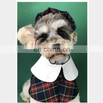 Dog Clothes British Style Spring Clothing Lovely Summer Teddy Dog Schnauzer Corgi Pet Clothes Pet Supplies