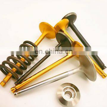 16v Diesel Inlet Engine Valve For Isuzu Dmax D-max 4jj1 4jj 4jj1Tc Gt3.0 Supertech Oversize 1mm Titanium Retainer Spring Kit