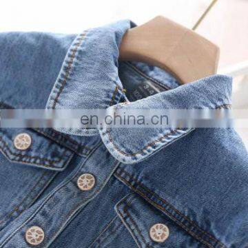 A0250# 2020 Spring Girls' Jacket Denim Embroidery Kids Coats Childrenswear Wholesale photo-3
