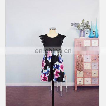 2019 Summer Mom and Me Dress Flower Girls Vintage Cotton Lace Dress Mother Daughter DRESS (this Link for Girls,1-12years) photo-4