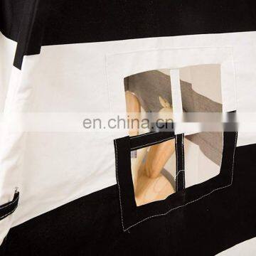 Kids Play Tent Canvas Play Teepee Tent for Kids 100% Cotton Outdoor & Indoor Children Tent photo-5