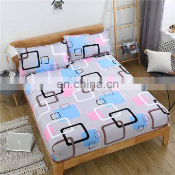 Amazon Hot Selling Comforter Aloe Cotton Fabric Bed Spread Floral Printed 100% Polyester Fitted Bed Sheet Set photo-2