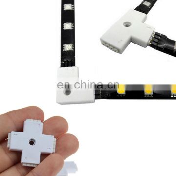 L T X  Connector  4 Pin RGB  fast Straight Corner Cross Adapter connector  for RGB  LED Strip