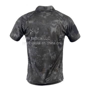 Men's Shirts Polyester Mesh Polo Shirt photo-2